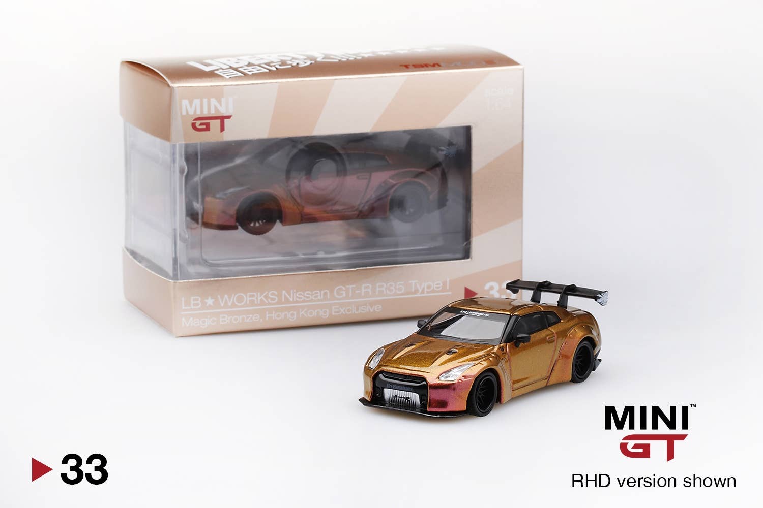 Liberty Walk (リバティーウォーク)】 1/64 MINI GT LBWORKS GT-R