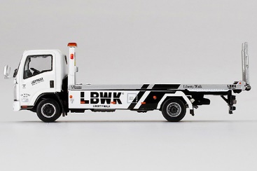 Isuzu N Series (ELF) Vehicle Transporter LBWK White (Right
