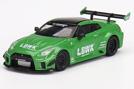 LB-Silhouette WORKS GT Nissan 35GT-RR Version 2 Apple Green (Left