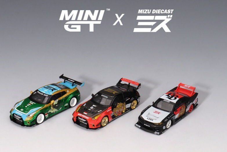 CHASE Mini GT x MIZU 1:64 LB-Super Silhouette Nissan SILVIA