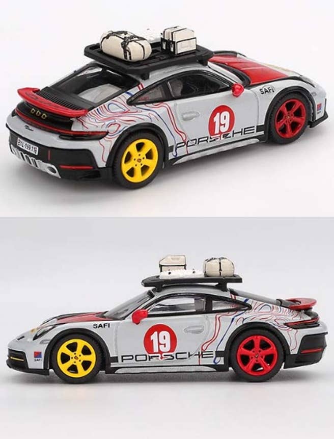 MiniGT 2024 Porsche 911 (992) Dakar *Uncle Rally* nr 1068