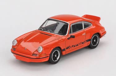 Porsche 911 Carrera Rs 2.7 Tangerine/Black Livery (Left-Hand
