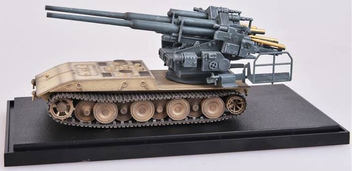 German WWII E-100 Panzer Weapon Carrier with FlaK40 128mm