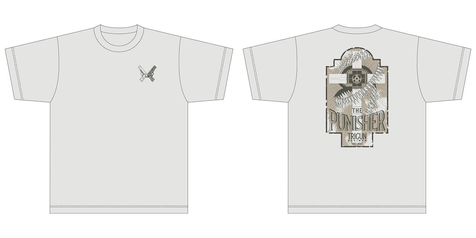 TRIGUN展TRIGUN パニッシャーTシャツ グレー Lサイズ Trigun: T-shirt: Punisher | HLJ.com