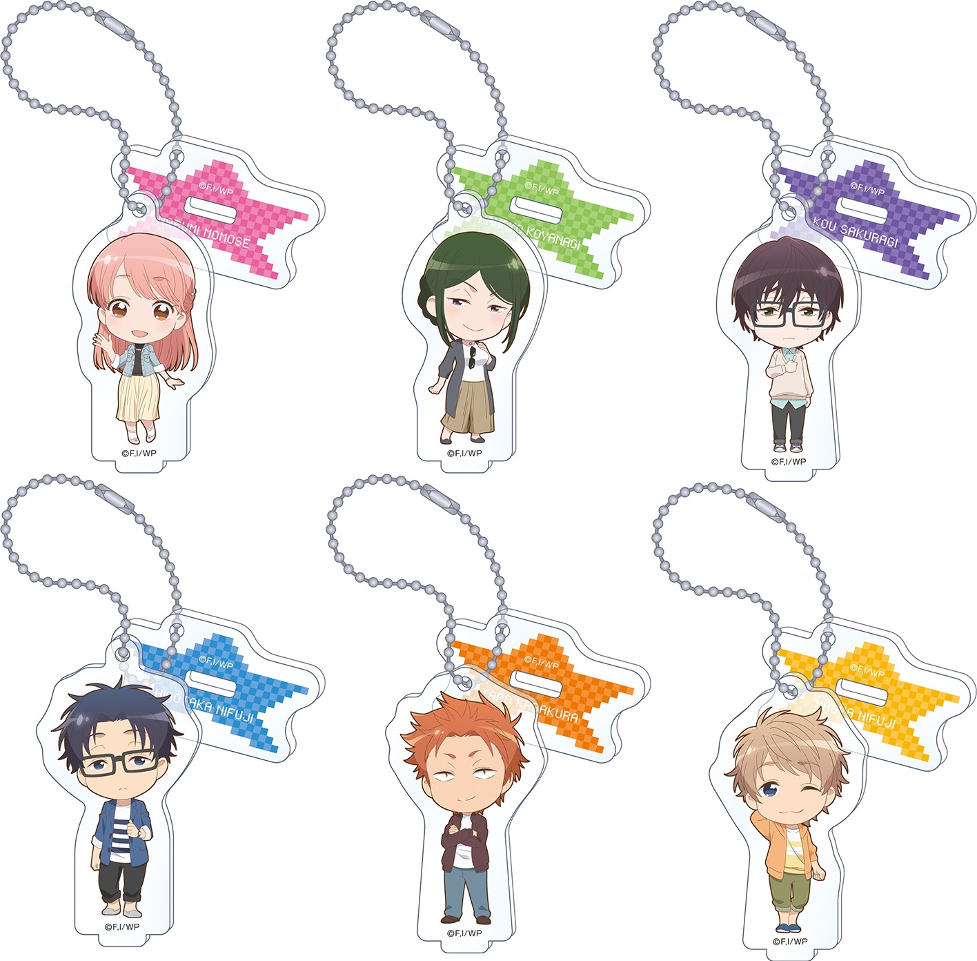 Anime Love Is Hard for An Otaku Keychain Strap Keyring Nifuji Hirotaka  Momose Narumi Wotaku Ni Koi Wa Muzukashii Figure Acrylic - AliExpress