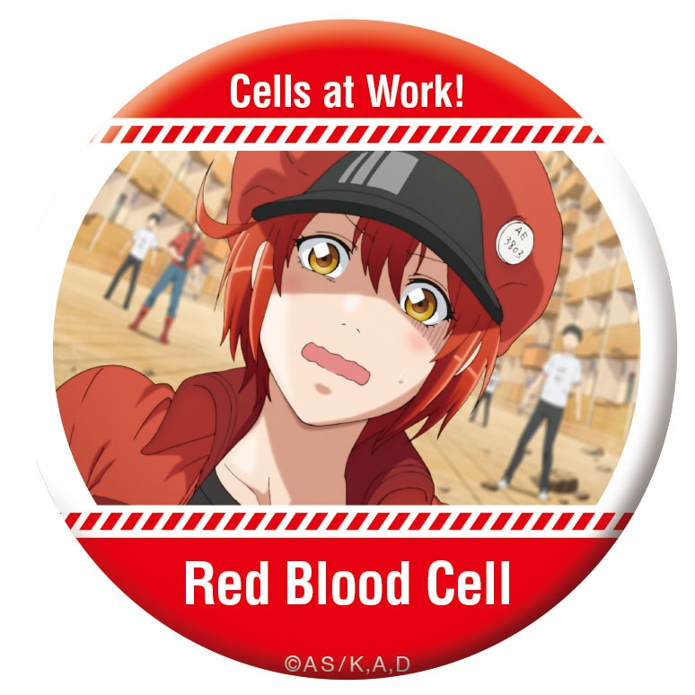 Cells at Work! (Anime Ver.) Character Badge Collection: Still Photography:  1Box (8pcs)