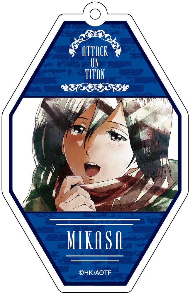 Attack On Titan: Acrylic Keychain Mikasa Art-Pic | HLJ.com