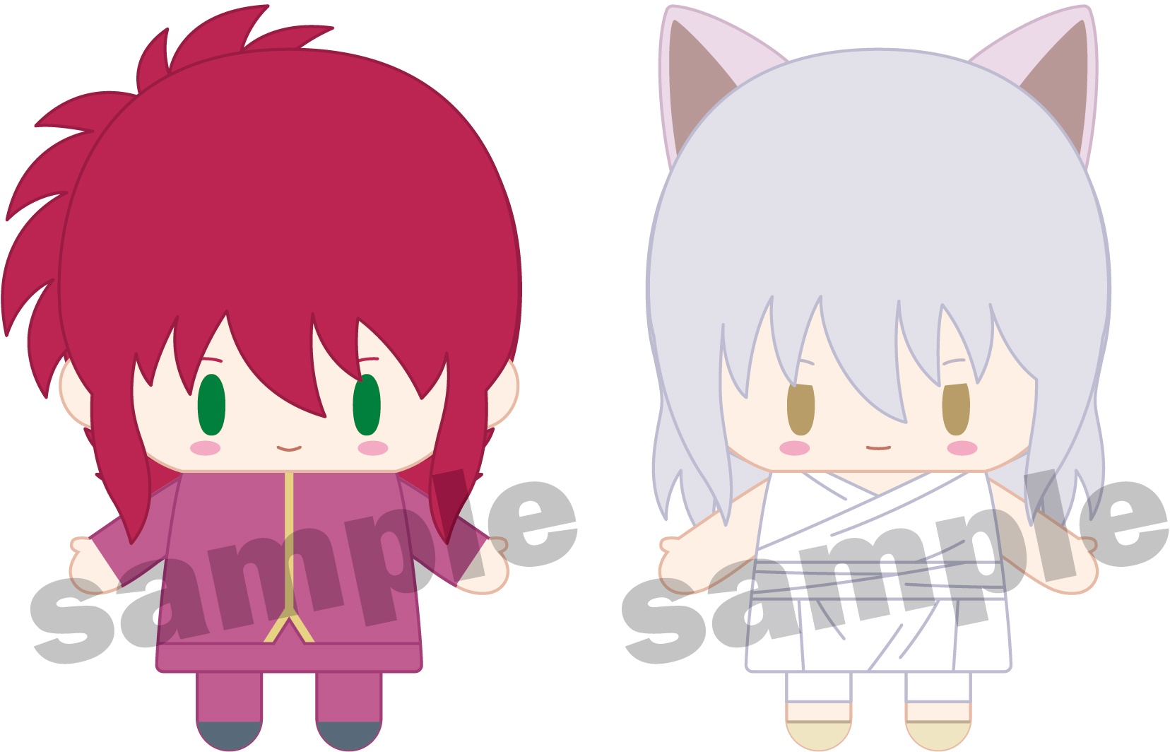 Yu Yu Hakusho: Finger Mascot PUPPELA Set (Plush Toy) / Kurama & Yoko Kurama Yu Yu Hakusho: Finger Mascot PUPPELA Set (Plush Toy) / Kurama & Yoko Kurama