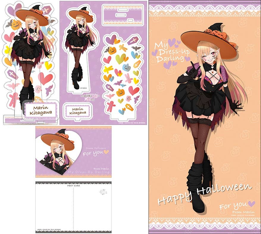 MARINさま専用イラストオーダー My Dress-Up Darling: Greeting Set / Marin And Halloween (Acrylic