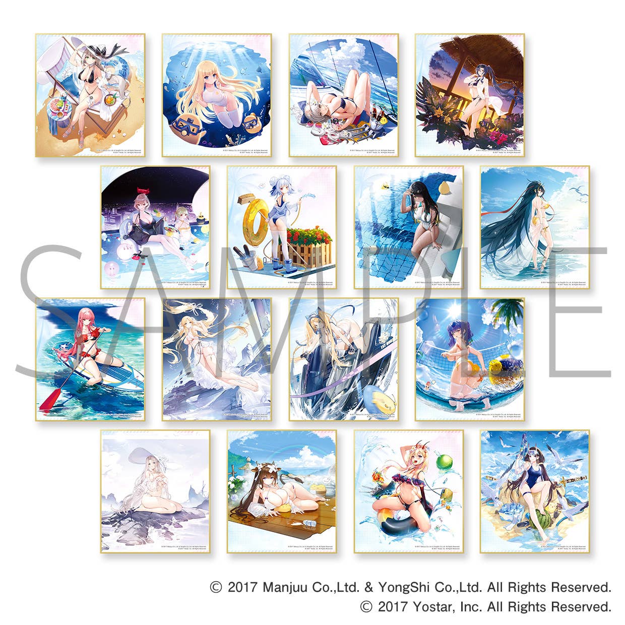 Azur Lane: Trading Mini Shikishi 1Box (16pcs) | HLJ.com