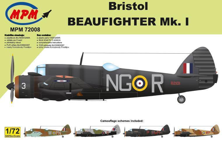Hobby Master HA2302 - Bristol Beaufighter Mk.1F - 1/72 Flt Lt John Cunningham