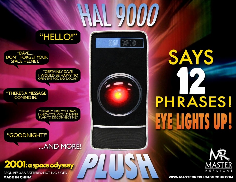 2001: A Space Odyssey: HAL 9000 Light & Sound Plush | HLJ.com 2001: A Space Odyssey: HAL 9000 Light & Sound Plush | HLJ.com