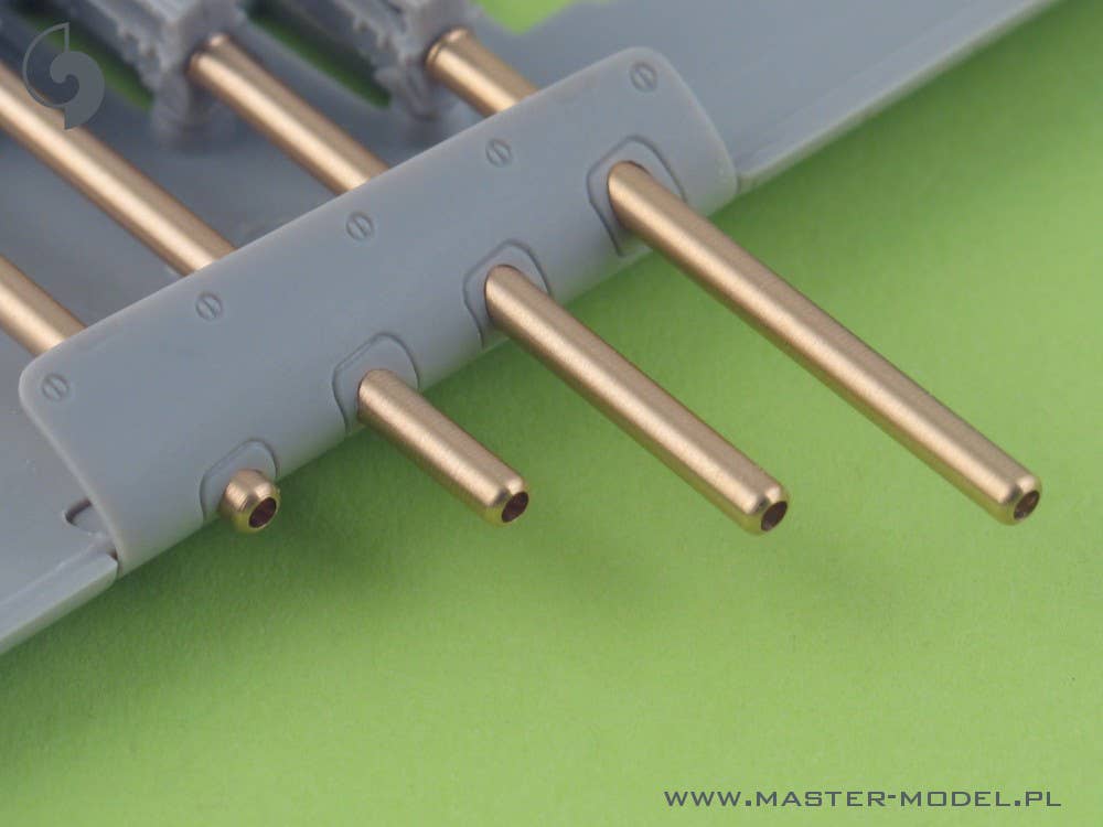 thumbnail image 2 of Master Model 1/32 Scale M2 Browning .50 Cal Machine Gun Barrels (8 Pcs) For P-47 Thunderbolt - AM-32-004 2 of 2