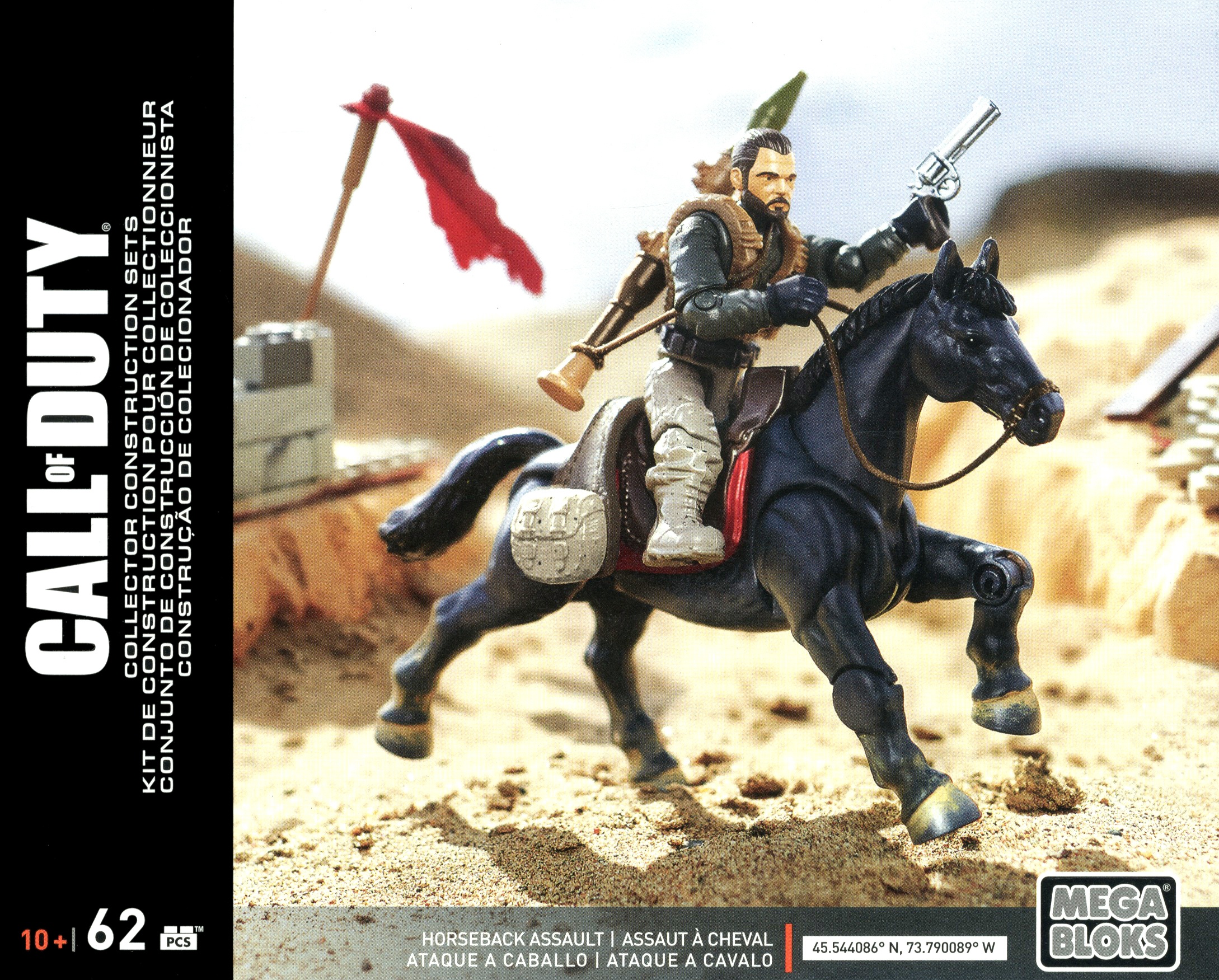 Mega Bloks Call Of Duty Horseback Assault Set NIB 