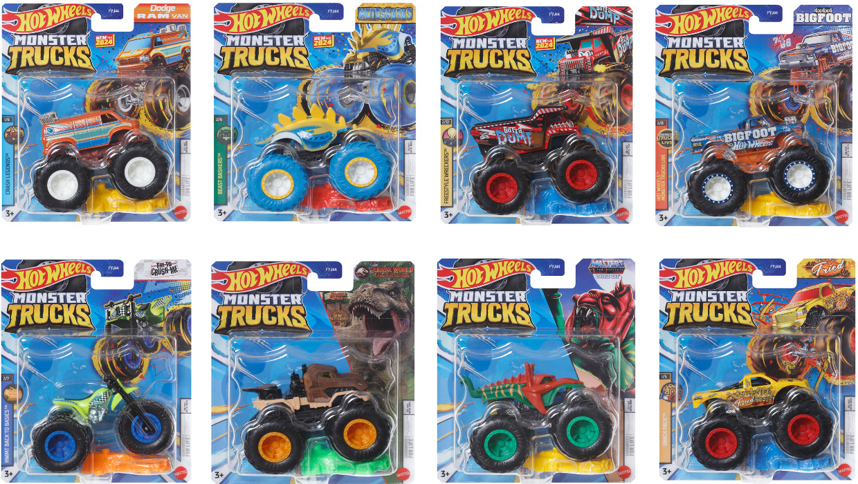 Hot Wheels Monster Trucks 1:64 Assorted