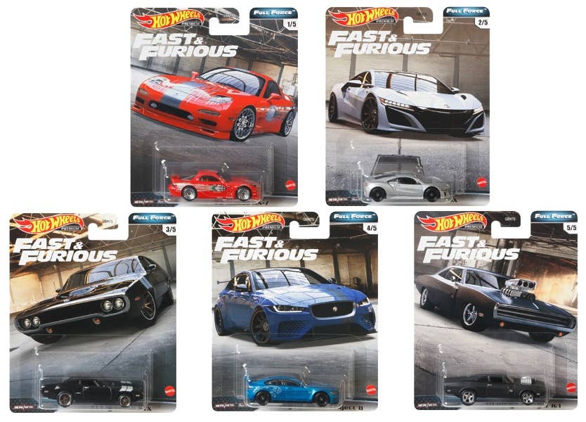 Hot Wheels Wild Speed Premium Assorted Full Force 1Box 10pcs