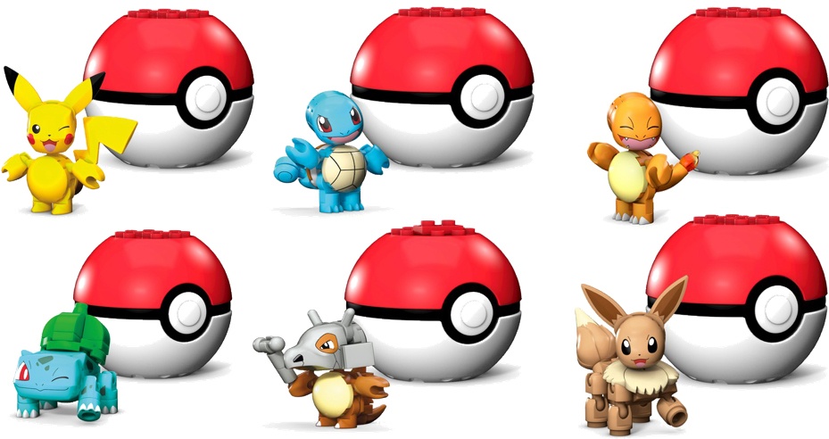 Mega Construx Pokémon Evergreen Poke Ball Assortment by Mattel