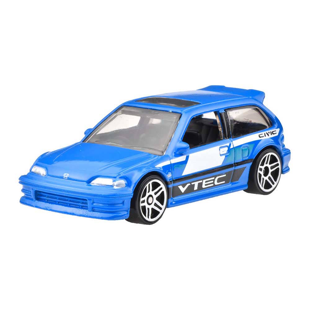 ミニカー Hot Wheels '90 HONDA CIVIC EF TH Hot Wheels Red '90 Honda Civic EF HW J-Imports Kids Model