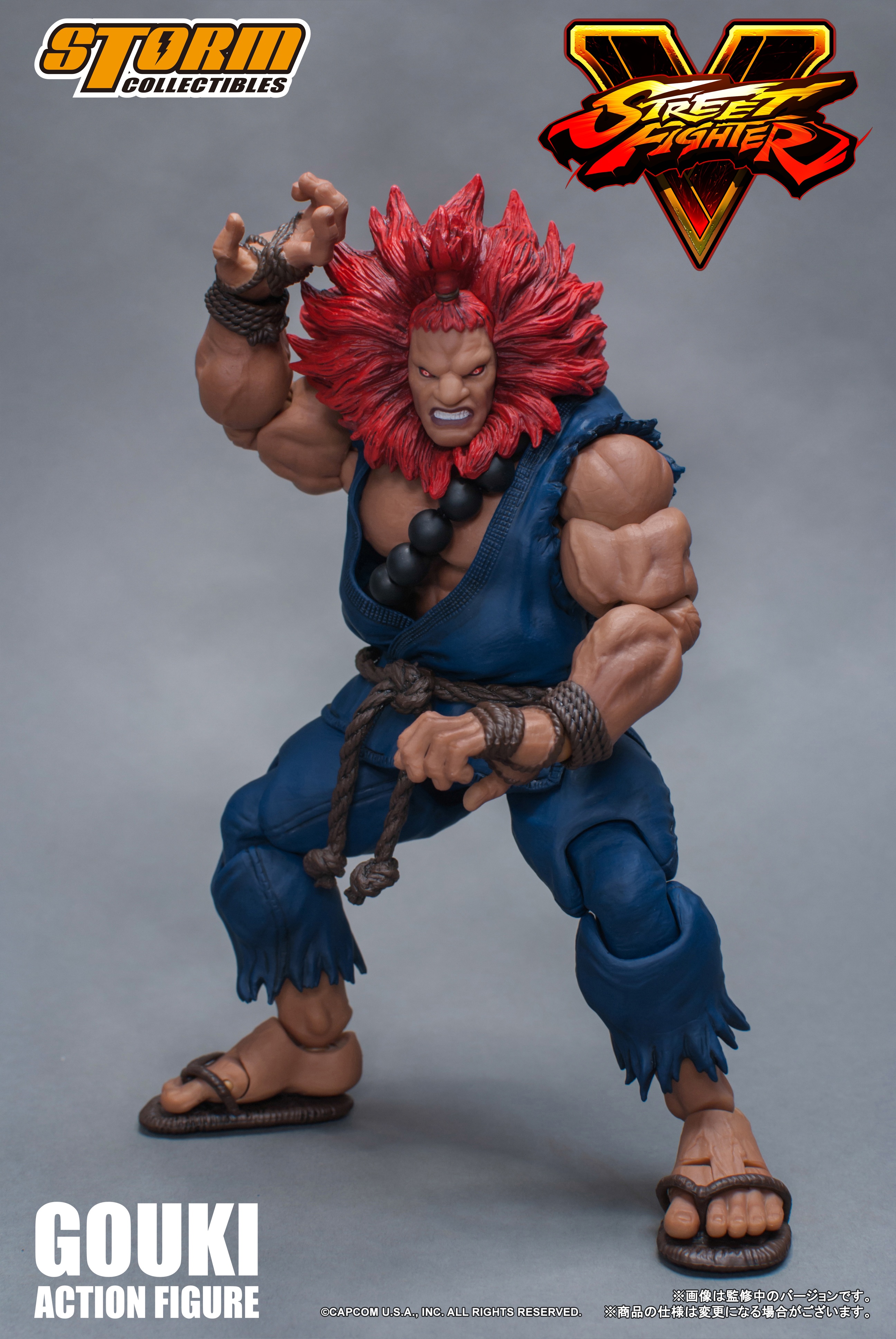 RARE! Street Fighter 2 Akuma Gouki 12 Action Figure JAPAN GAME -  Japanimedia Store