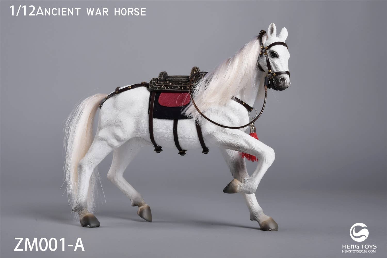 HENG TOYS Ancient War Horse White Running | HLJ.com