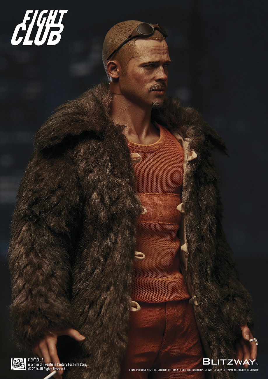 Fight Club: Brad Pitt as Tyler Durden Fur Coat Ver. 