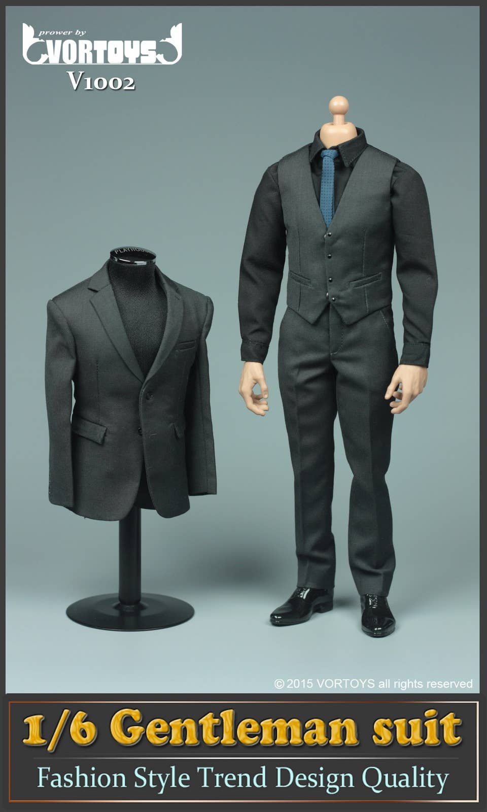 Vor Figure VOR Toys Gentleman Suit Set Dark Gray | HLJ.com