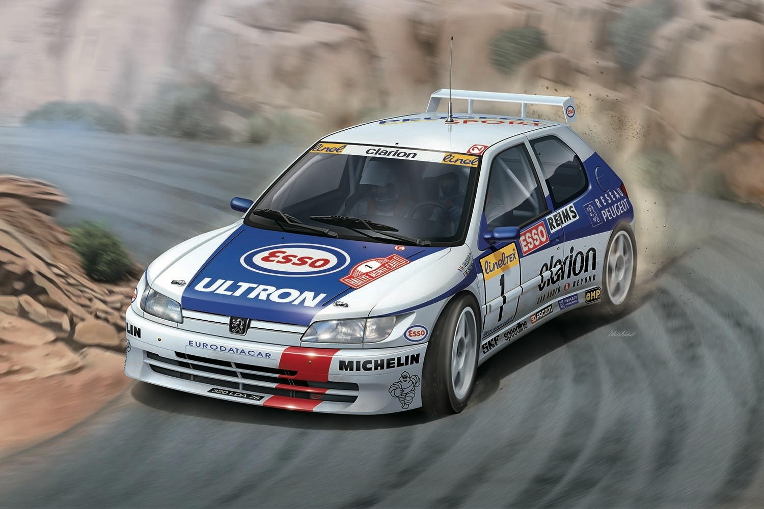 Amazon.co.jp: PLATZ (NuNu) 1/24 Racing Series PEUGEOT 306
