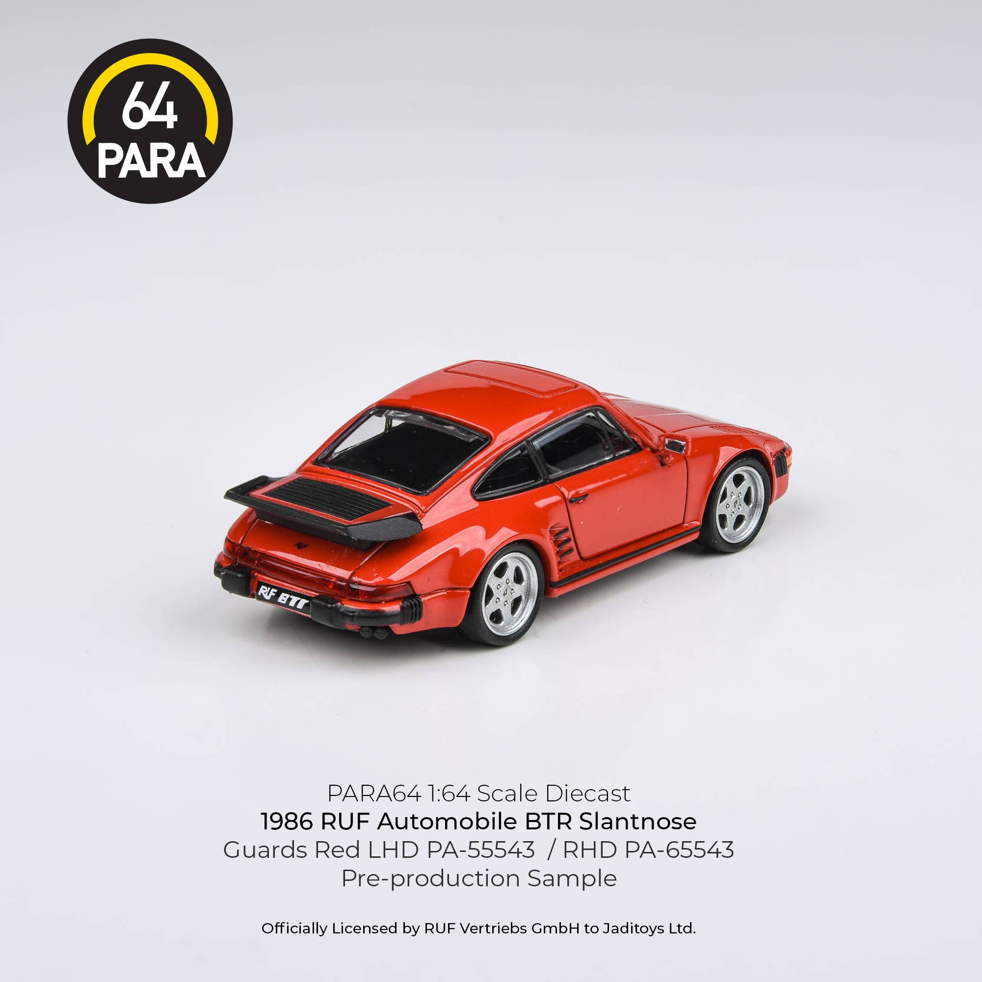 RUF BTR 1986 Slant Nose Guards Red RHD | HLJ.com