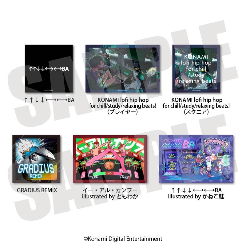 Konami Command Konami Command 35th Anniversary: Sticker 6-Type set | HLJ.com