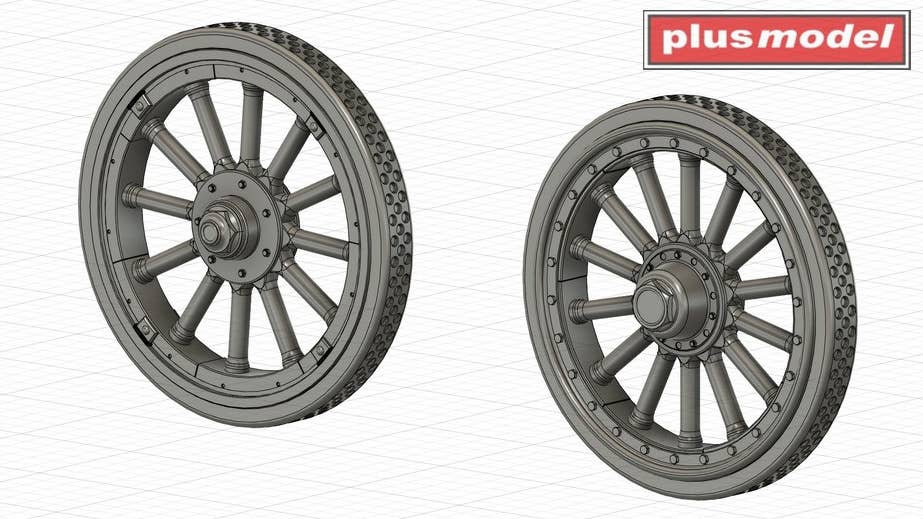 Canadian MG carrier wheels pattern A | HLJ.com