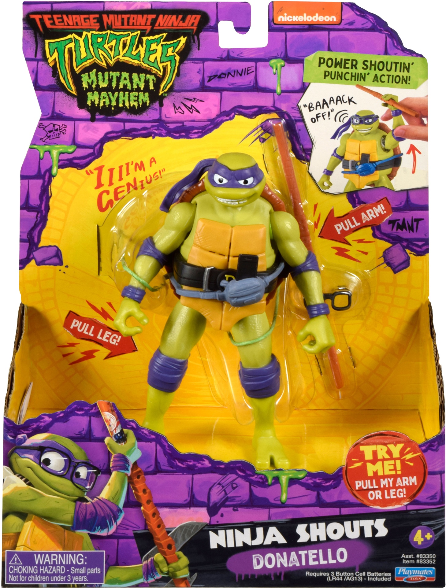 Teenage Mutant Ninja Turtles Mutant Mayhem Donatello Action Figure