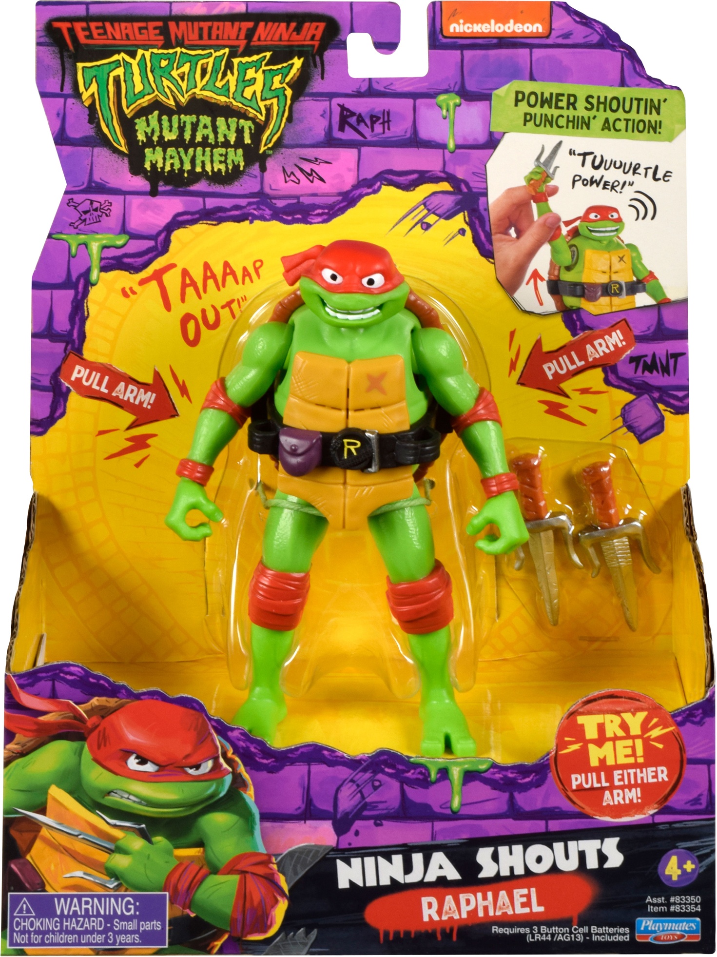 Playmates Teenage Mutant Ninja Turtles: Mutant Mayhem Mini Figure Battle  Pack