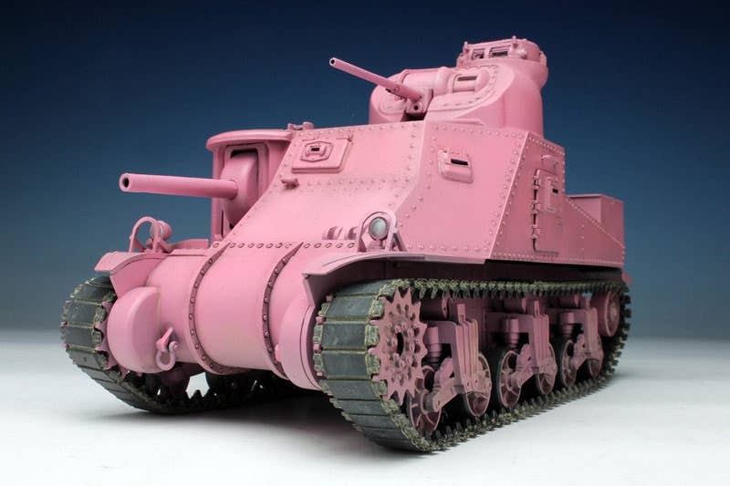 Girls und Panzer M3 Medium Tank Lee UsagiSan Team