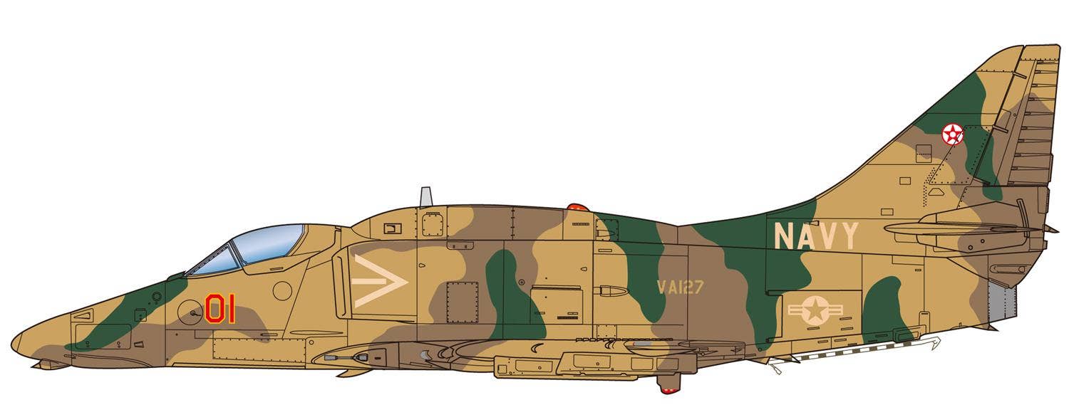 米海軍 攻撃機 A-4 スカイホーク タグ キーホルダー トップガン NFWS
