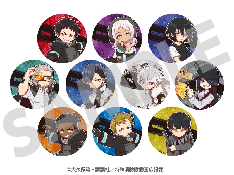65mm] Fire Force Can Badge (Chibi-Chara) Joker (Anime Toy) - HobbySearch  Anime Goods Store
