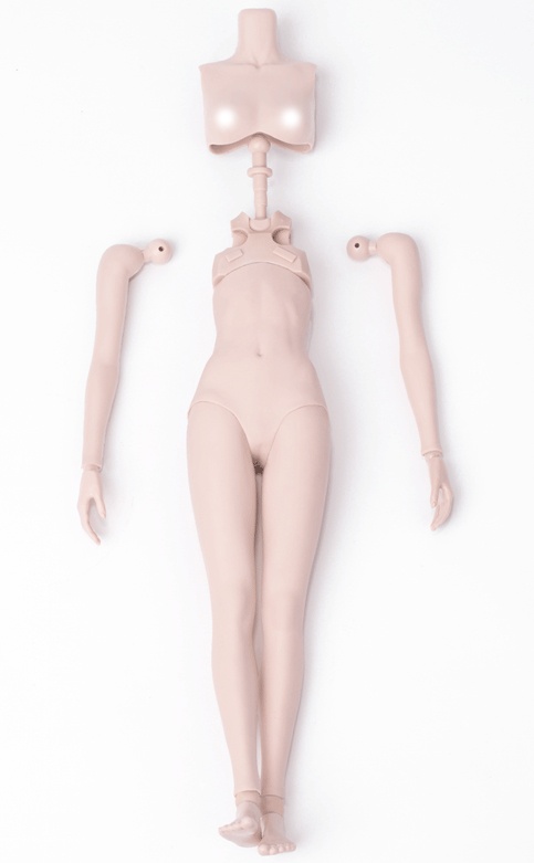 Super-Flexible Female 1/6 Scale Pale Small Bust Body (ST92006A)
