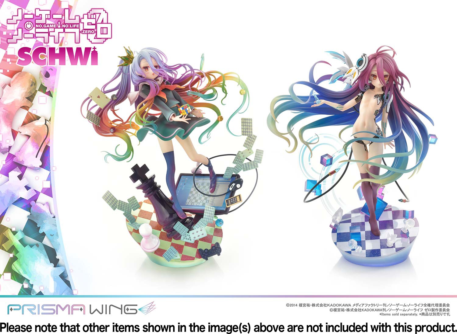 JUN238930 - NO GAME NO LIFE ZERO PRISMA WING SCHWI 1/7 PVC FIG