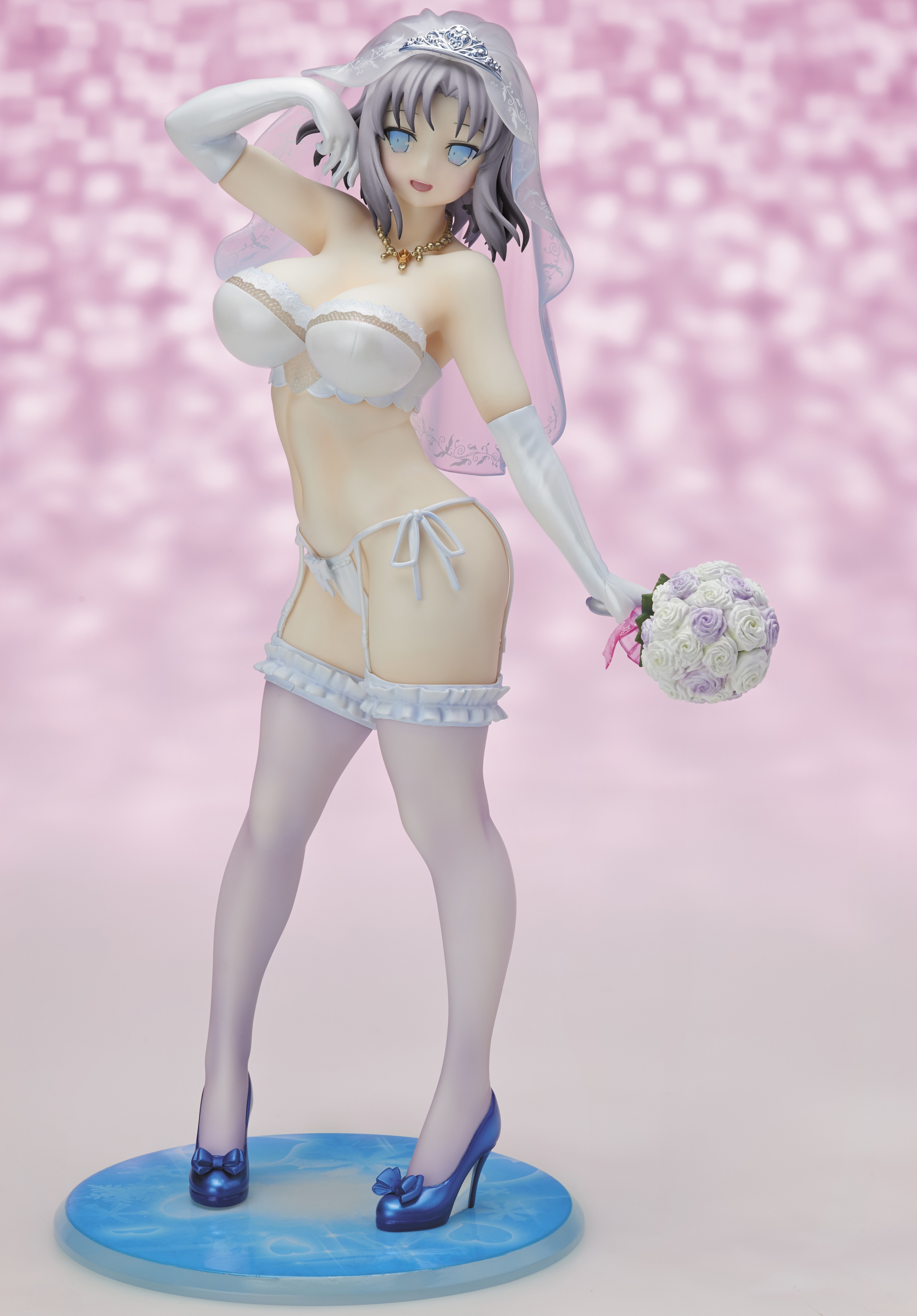 1/6 Gokubi Girls Super Premium Senran Kagura New Wave G Burst: Yumi Wedding  Lingerie Ver. PVC (Reissue)