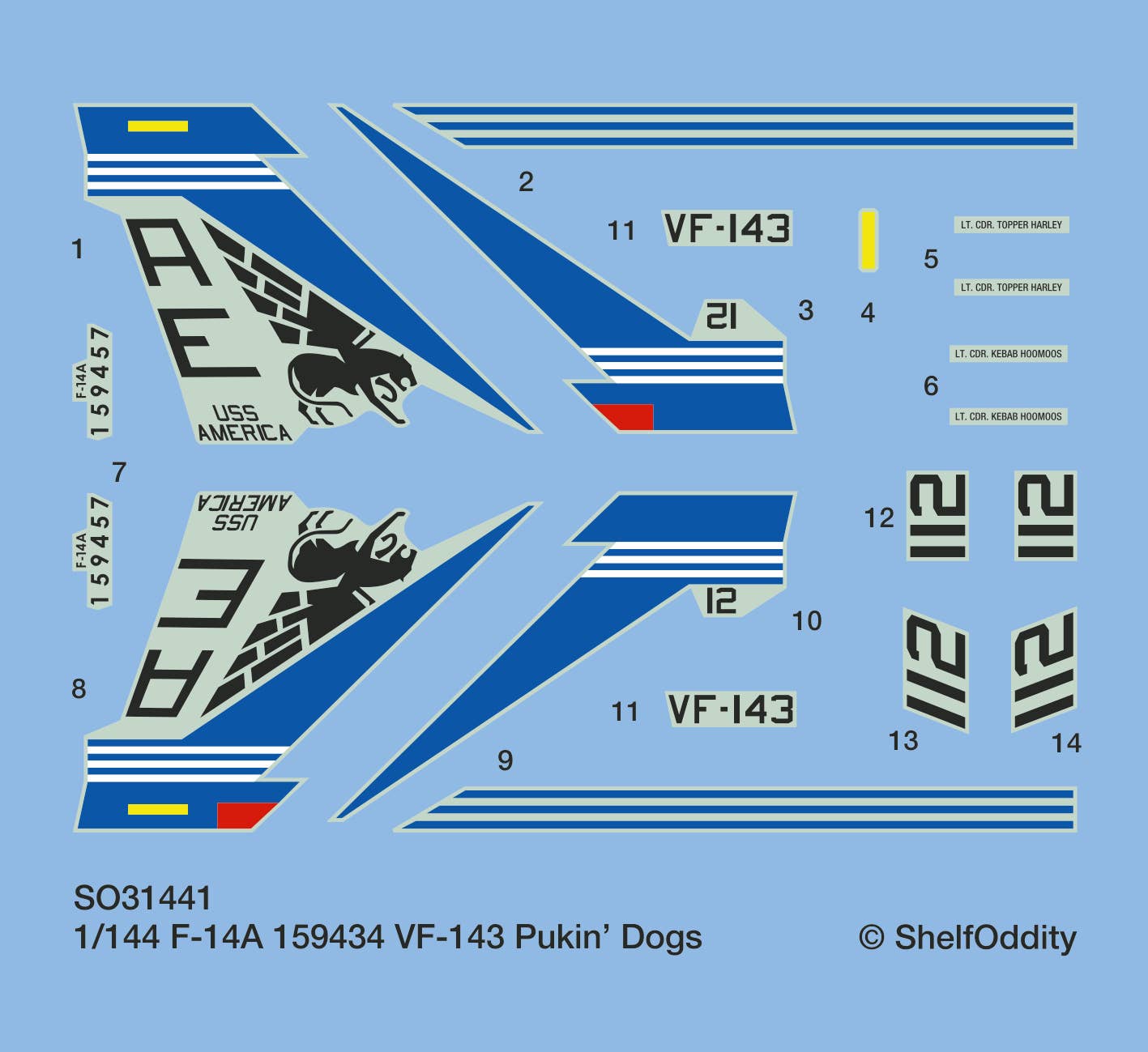 F-14A VF-143 Pukin' dogs | HLJ.com