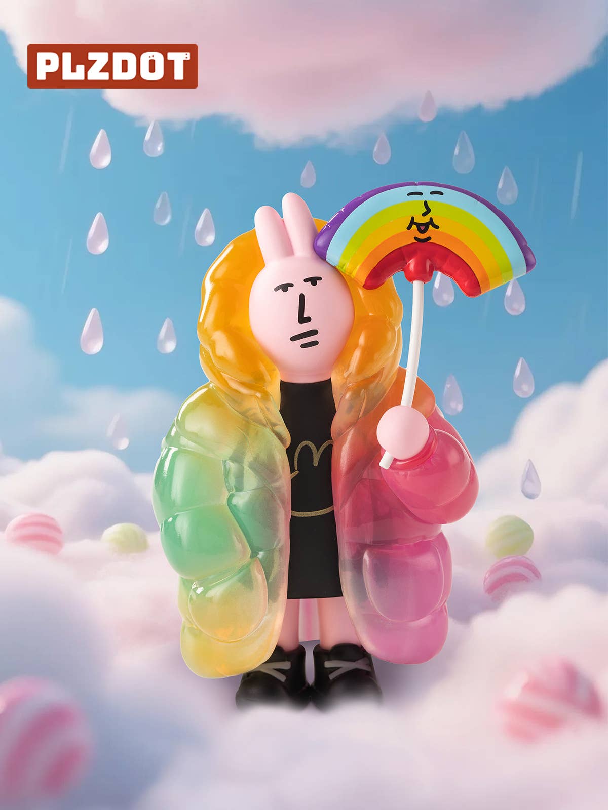 置物 pink bud PLZDOT Pink Rabbit Happy Mind Series Blind Box 1Box 6pcs | HLJ.com