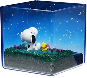 SNOOPY & WOODSTOCK Terrarium On Vacation: 1Box (6pcs) (Reissue