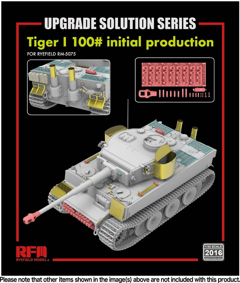 Tiger I Heavy Tank Very Early Type No. 100 Upgraded Parts