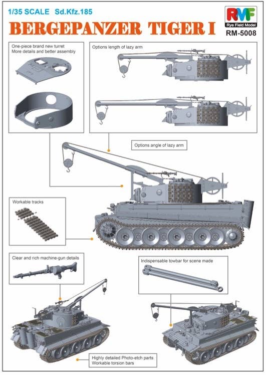 Sd.Kfz.185 Bergepanzer Tiger I | HLJ.com