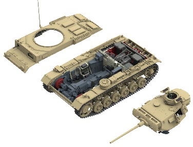 Panzer III Ausf. J - WW2 Historical Collection - for kids 18