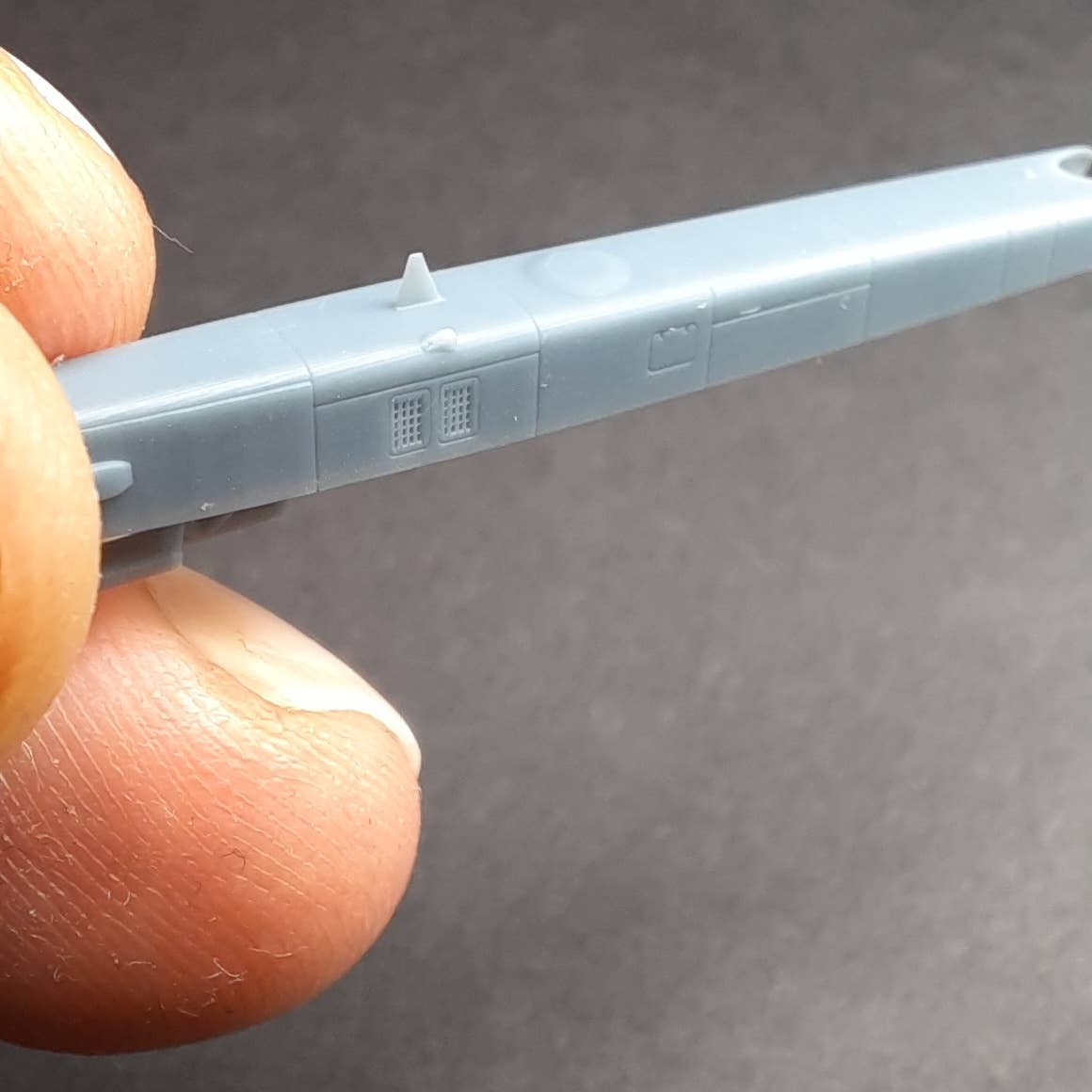 F16 dorsal spine, Polish version, for Trumpeter