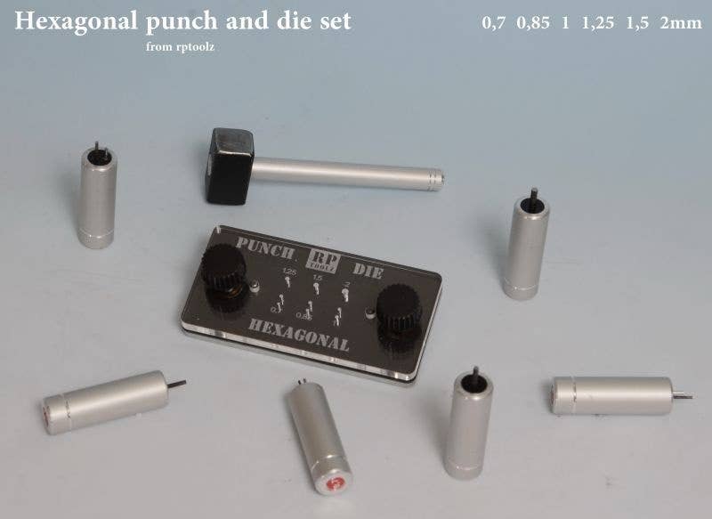 Punch and Die Set Hexagonal