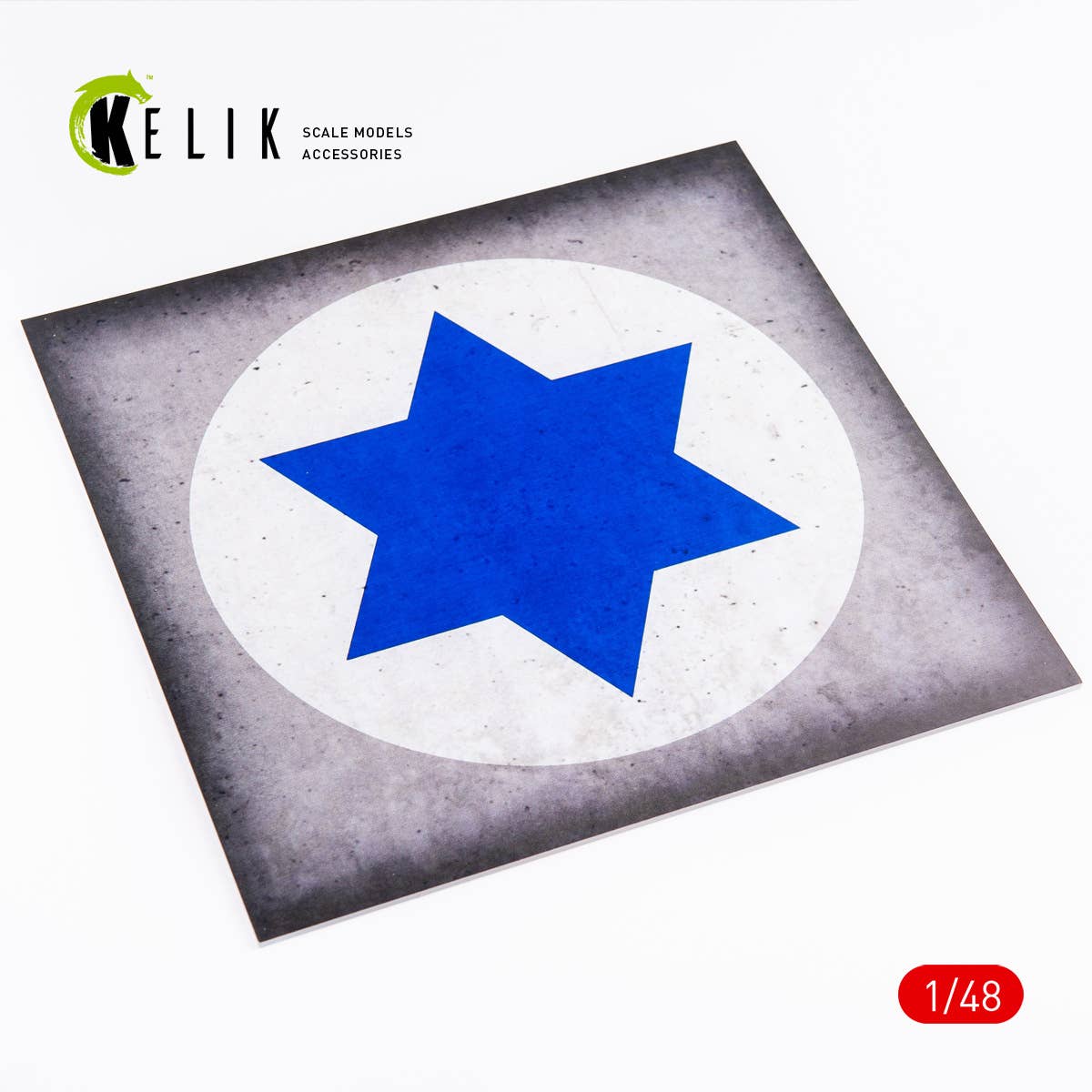 Israel Roundel - Acrylic 3 mm (240 x 240 mm) (190g) | HLJ.com