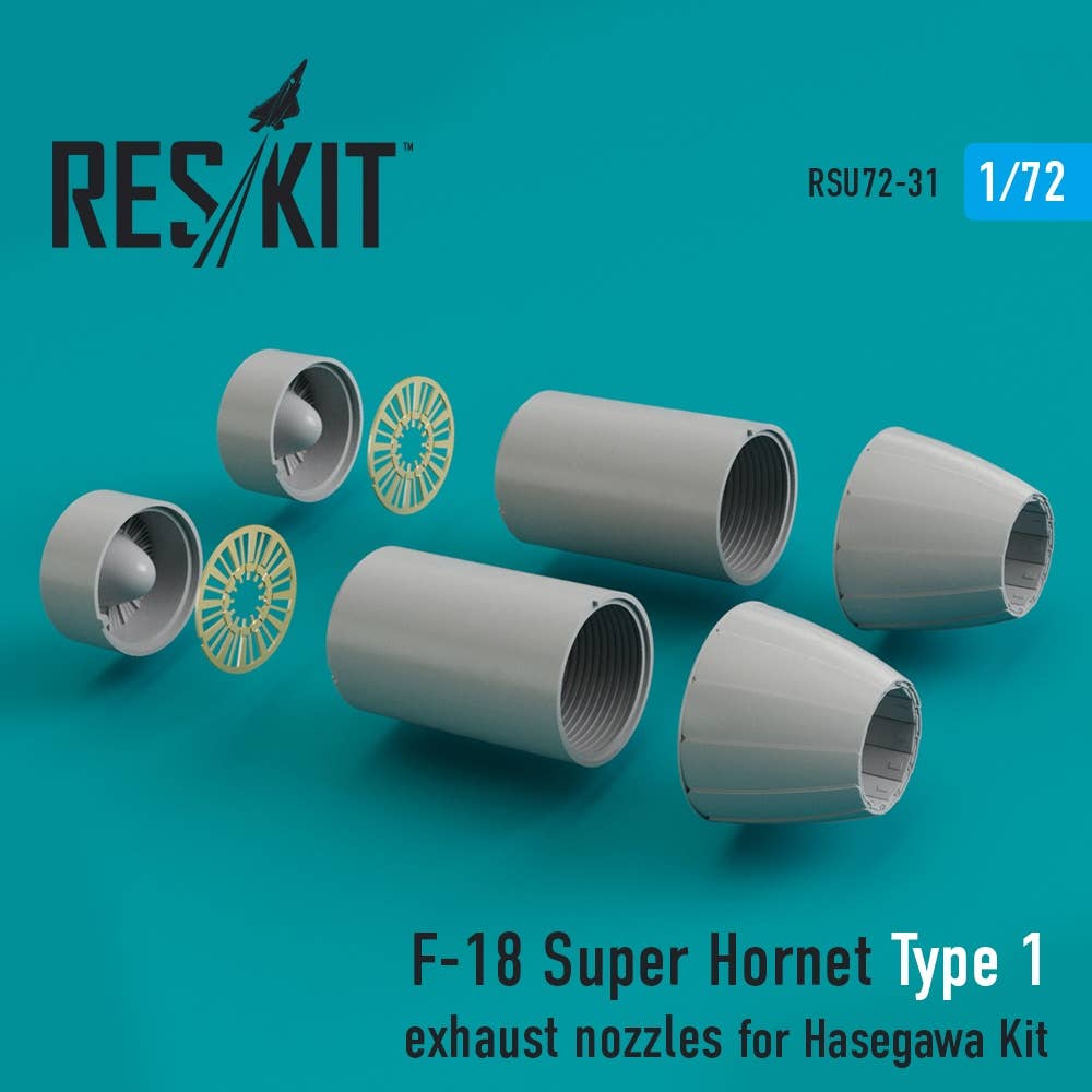 F-18 Super Hornet Type 1 Exhaust Nozzles (for Hasegawa) | HLJ.com