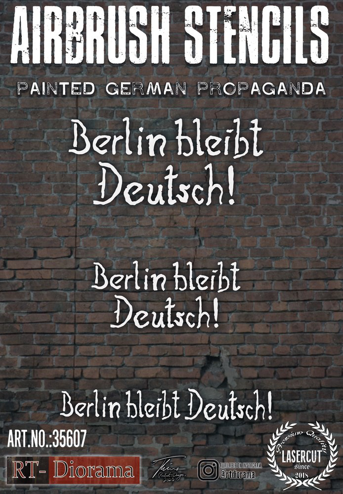German Fashion Salon Airbrush Stencils