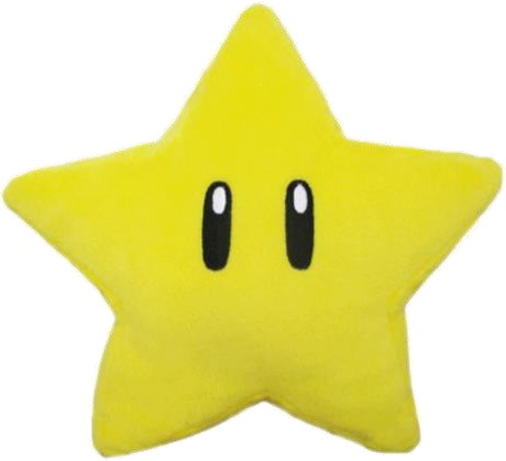 Super Mario: All Star Collection Plush Toy Super Star (S)